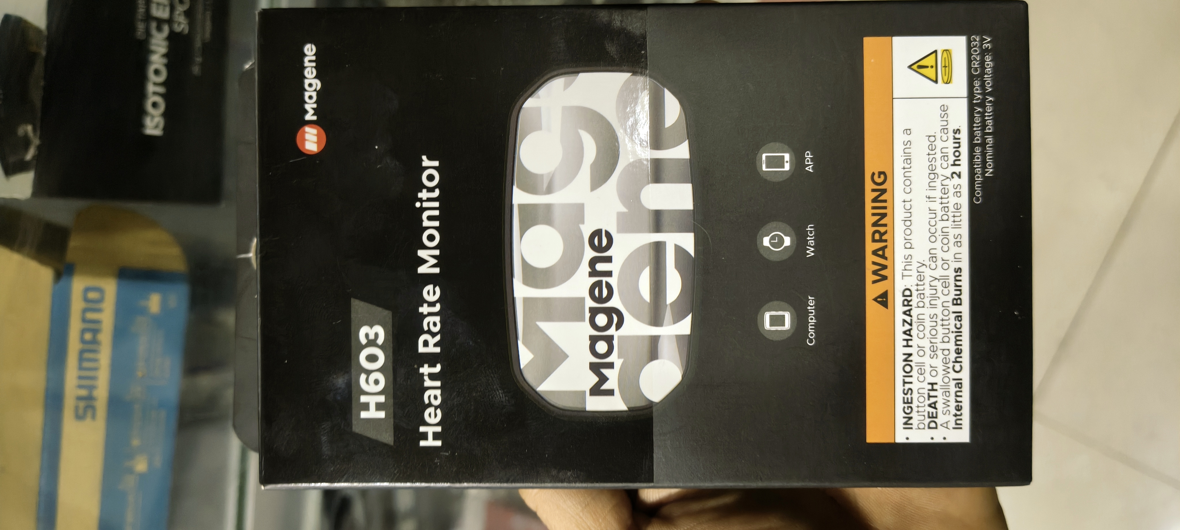Banda cardio Magene H603 gris
