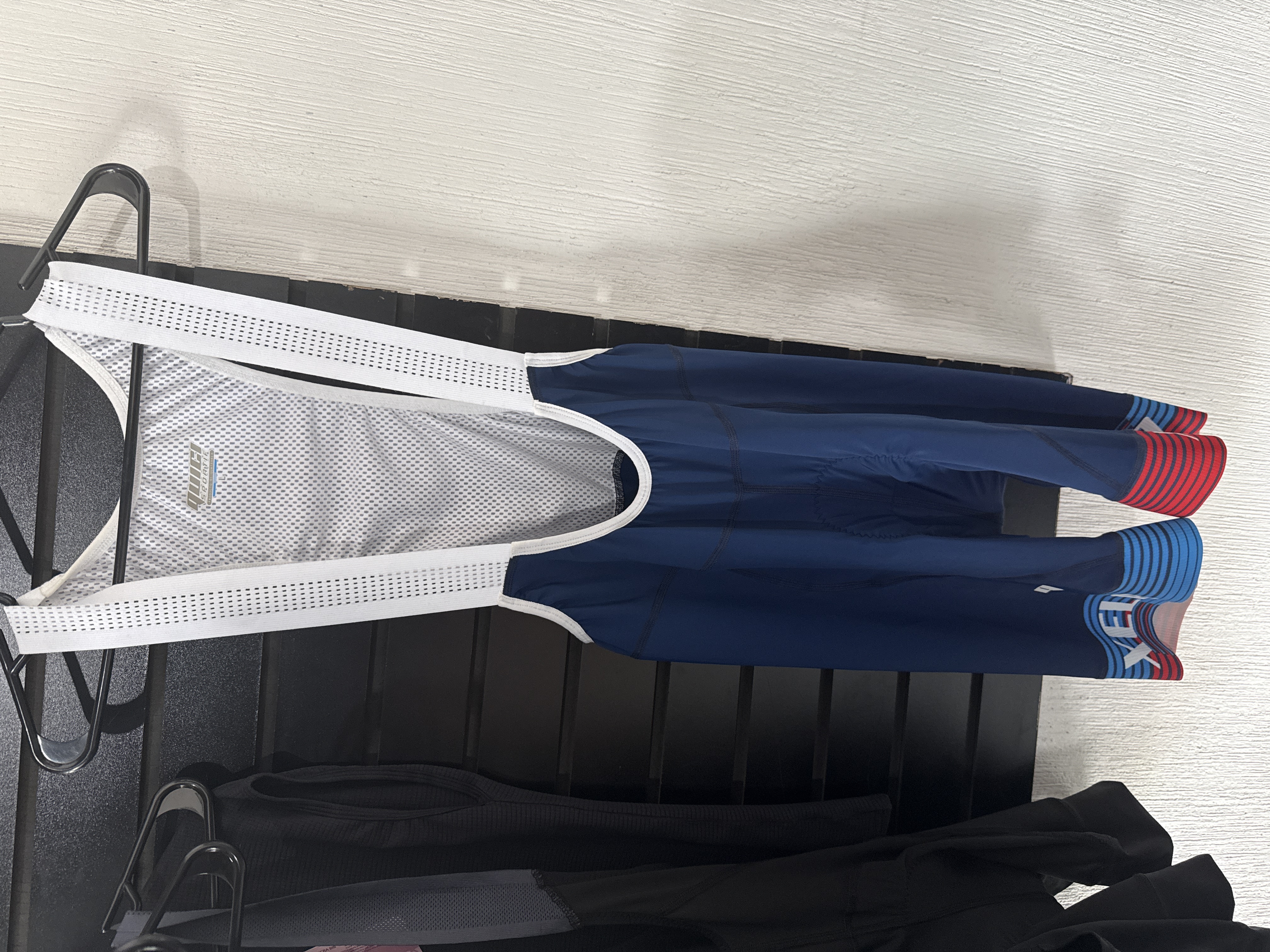 Licra con tirantes azul